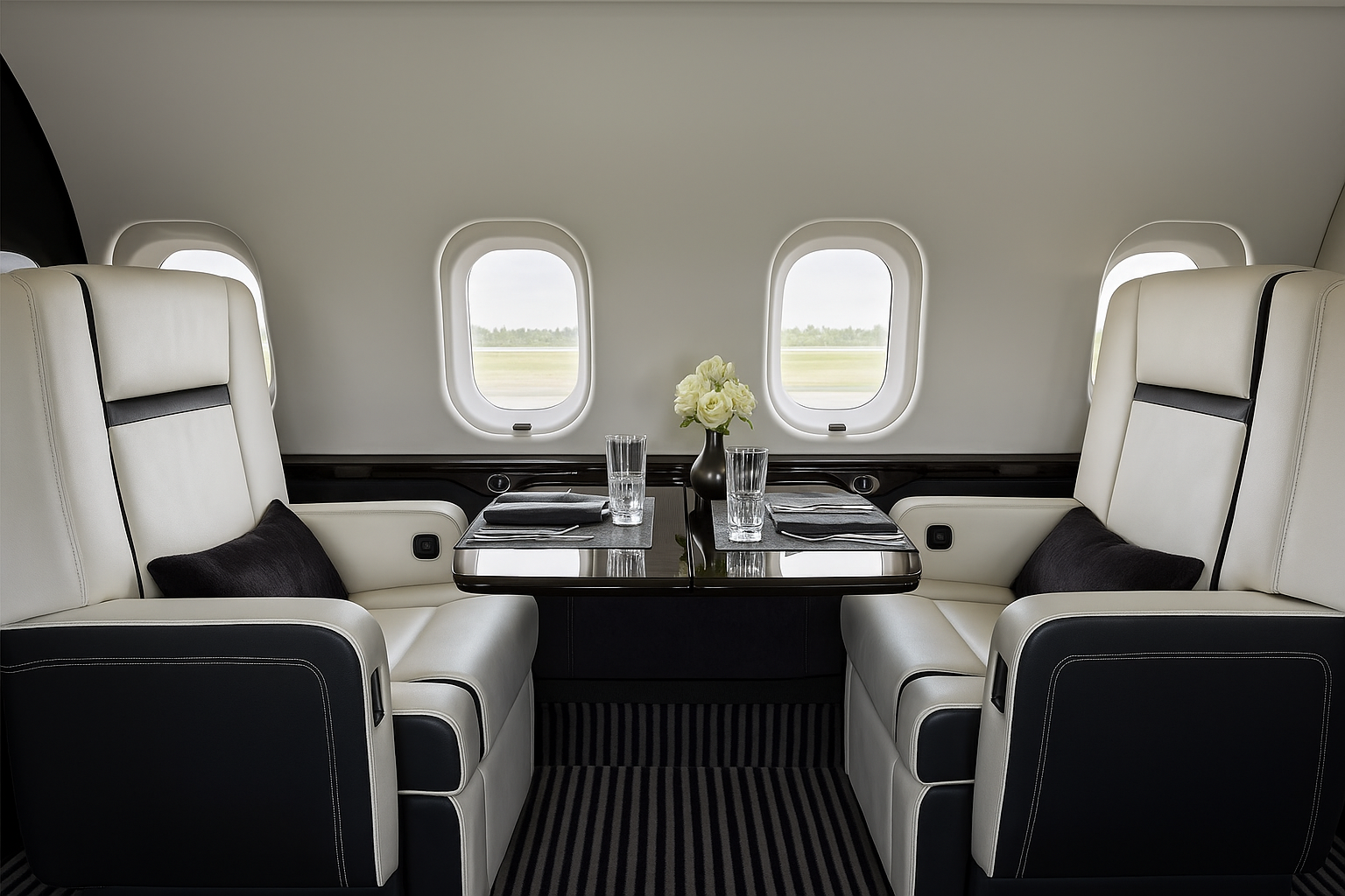 Loro Piana and $40,000 TVs: How Interior Designers Are Transforming Private Jets