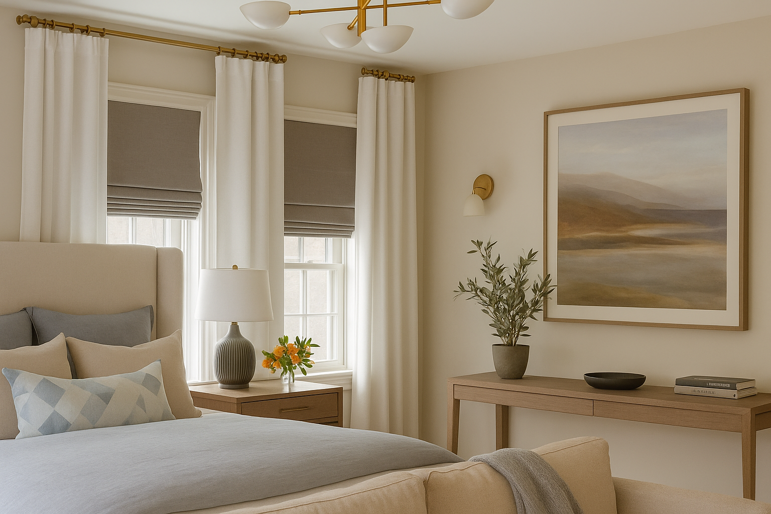 I just unlearned this key design lesson – you can actually put things in front of a window and here’s how designers use this space to maximize style and function