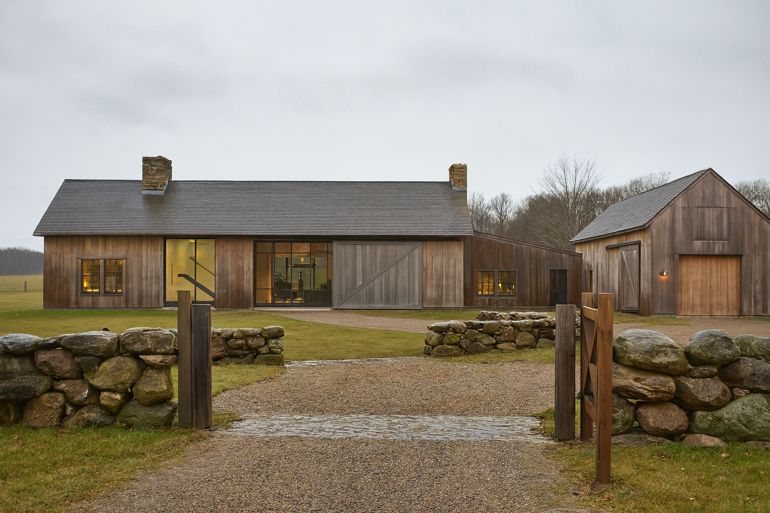 A step inside this absolutely stunning modern barn house on Martha’s Vineyard