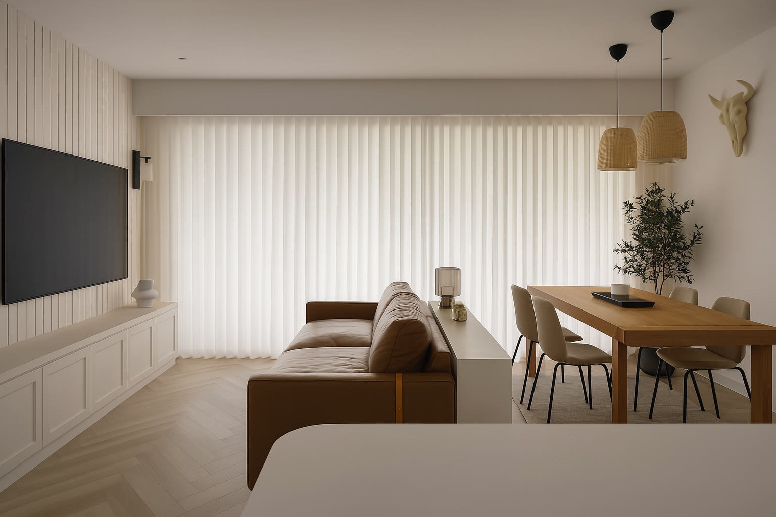 Home Tour: $202,000 Modern farmhouse renovation for a 5-bedroom condo at Punggol Walk