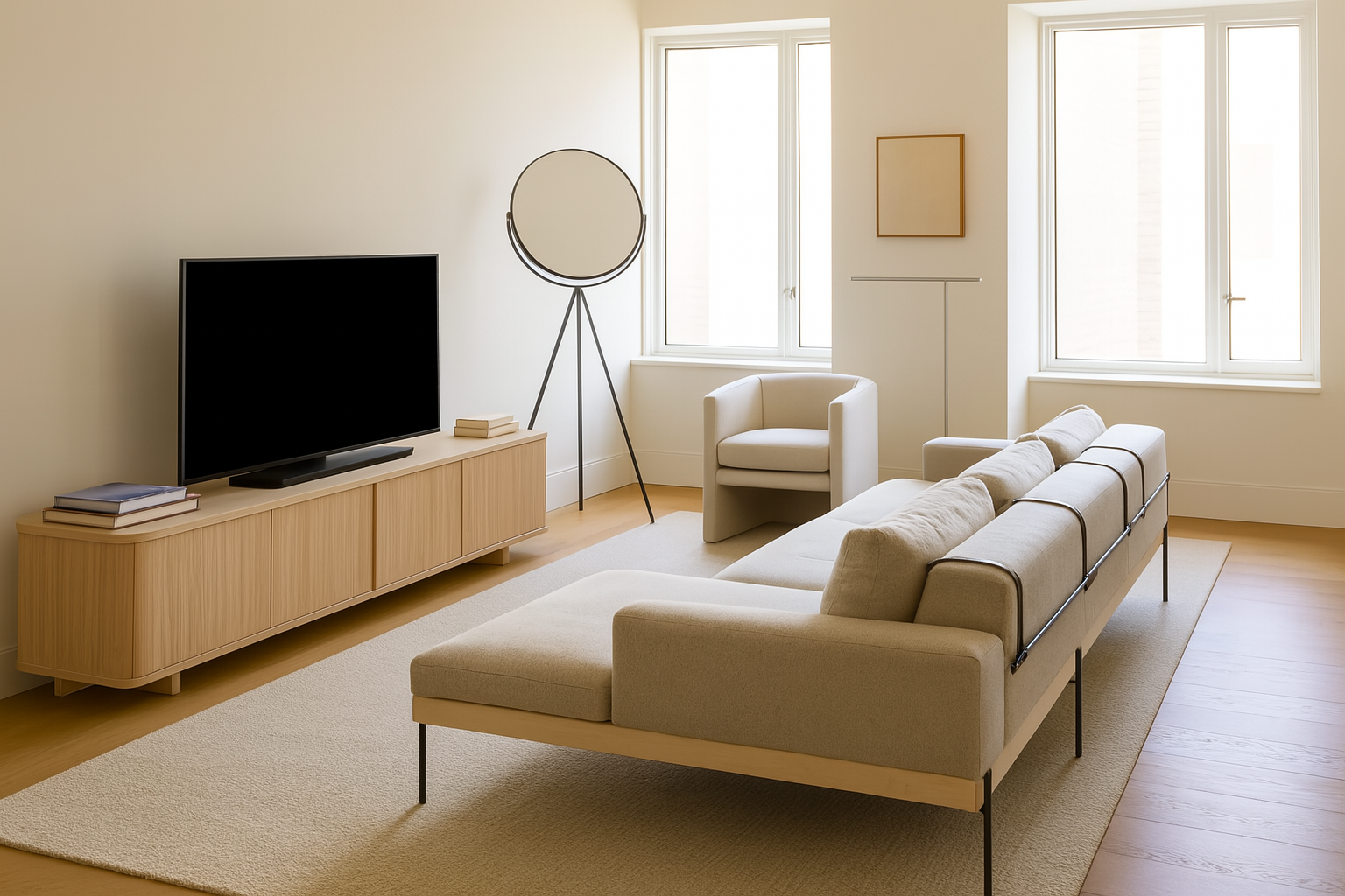 The Insider: Neutral Classics Rule in Newly Furnished Heights Condo