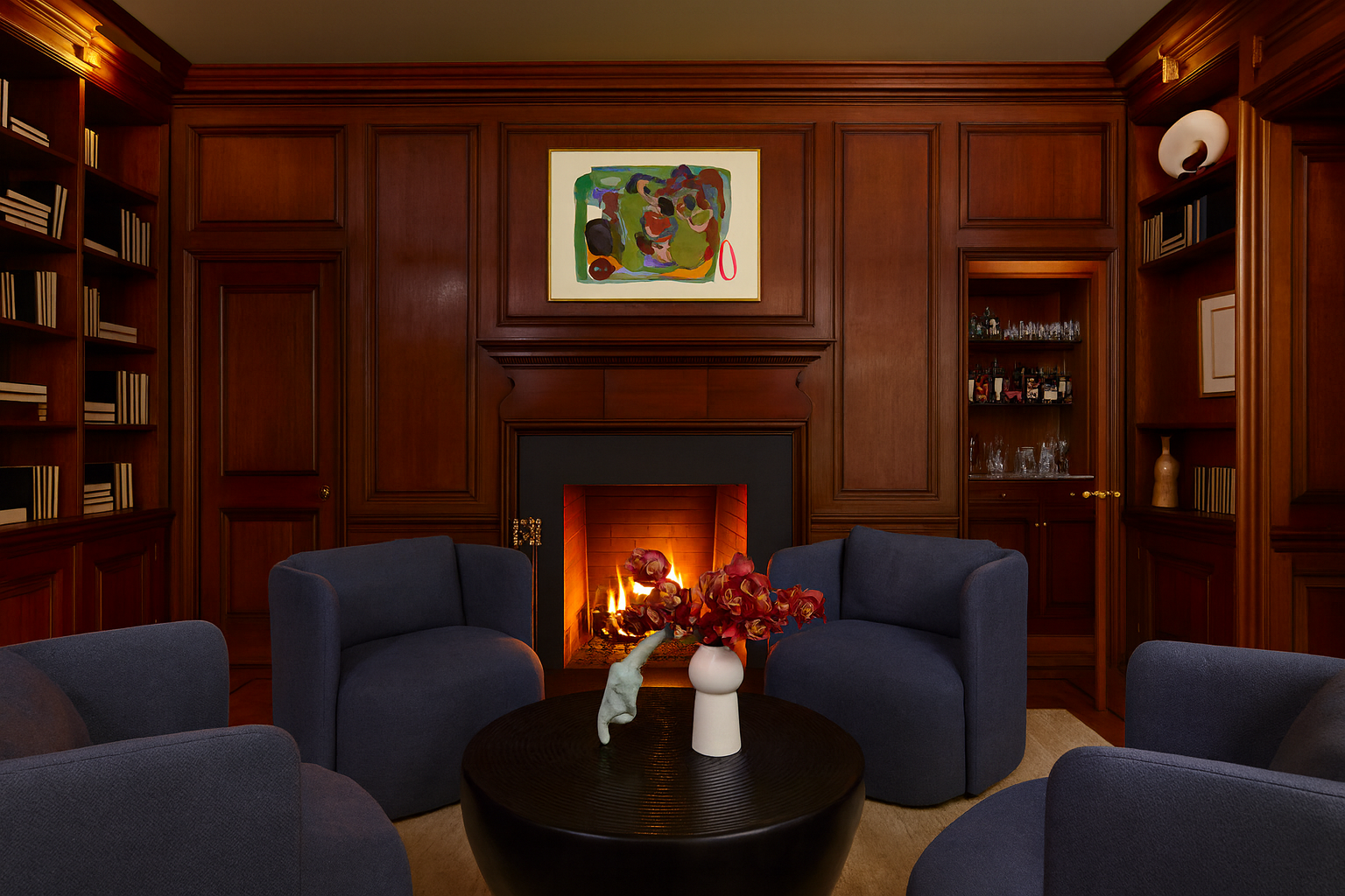 A Colonial Revival Bathroom That Surprises with Modern Luxur