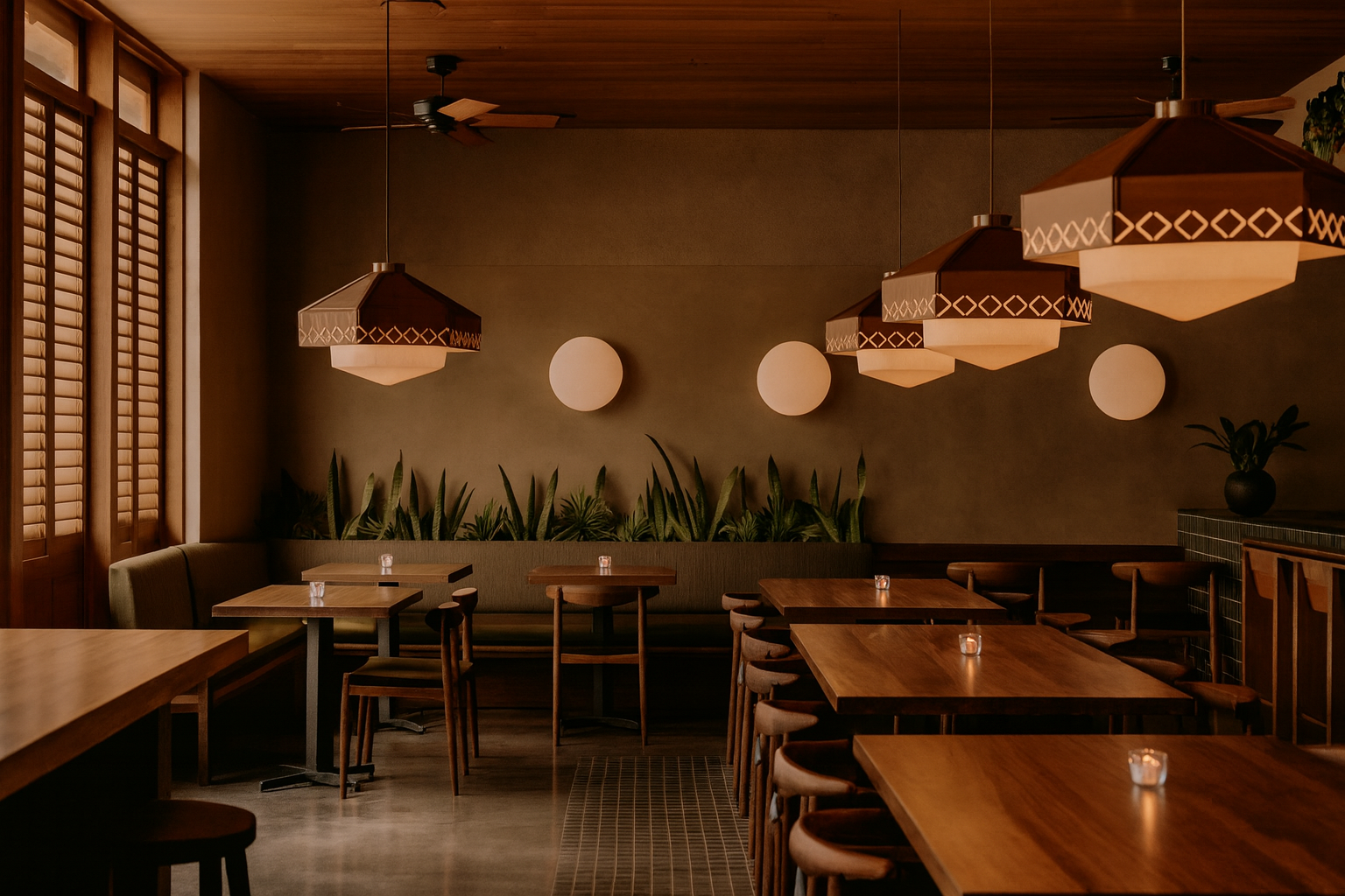 Islyn Studio combines raw and refined materials in Miami Beach restaurant