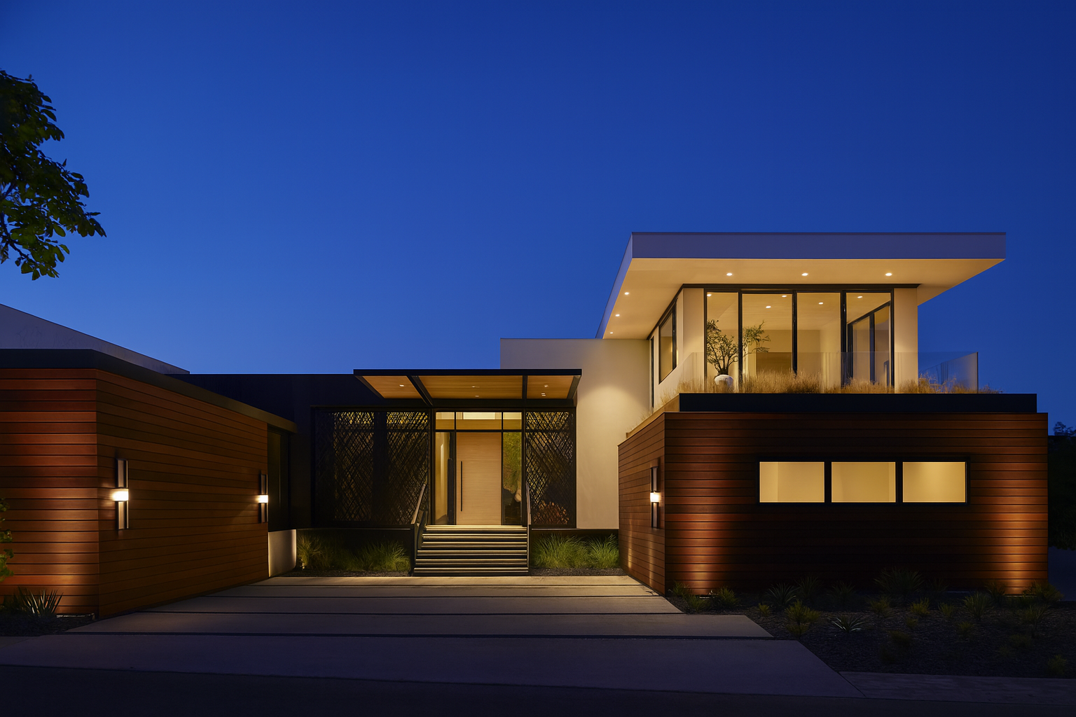 This organic modern house has astounding views of the California coastline