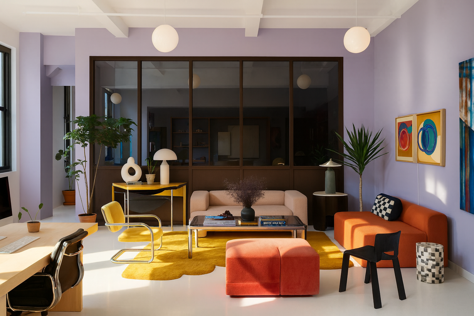 We’d happily move into this super-stylish New York architecture office