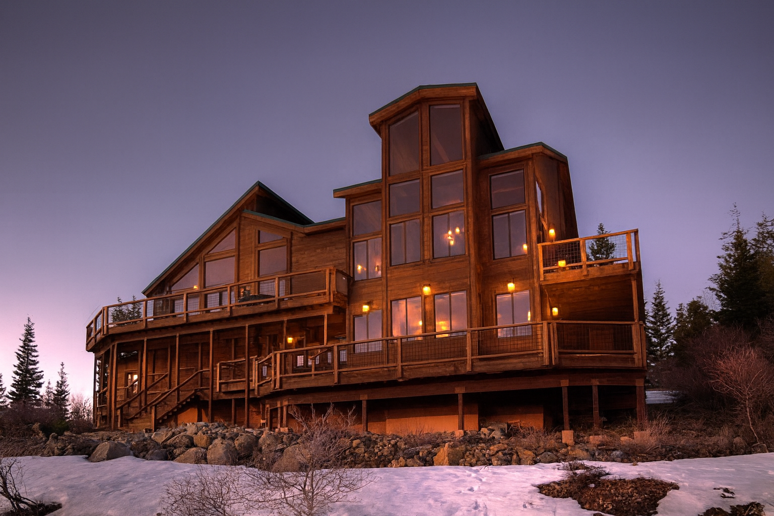 A rustic mountain getaway in Lake Tahoe filled with luxurious details