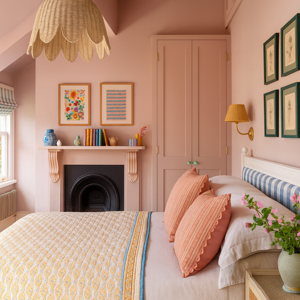 Before & After: How an interior designer gave pink a grown-up twist