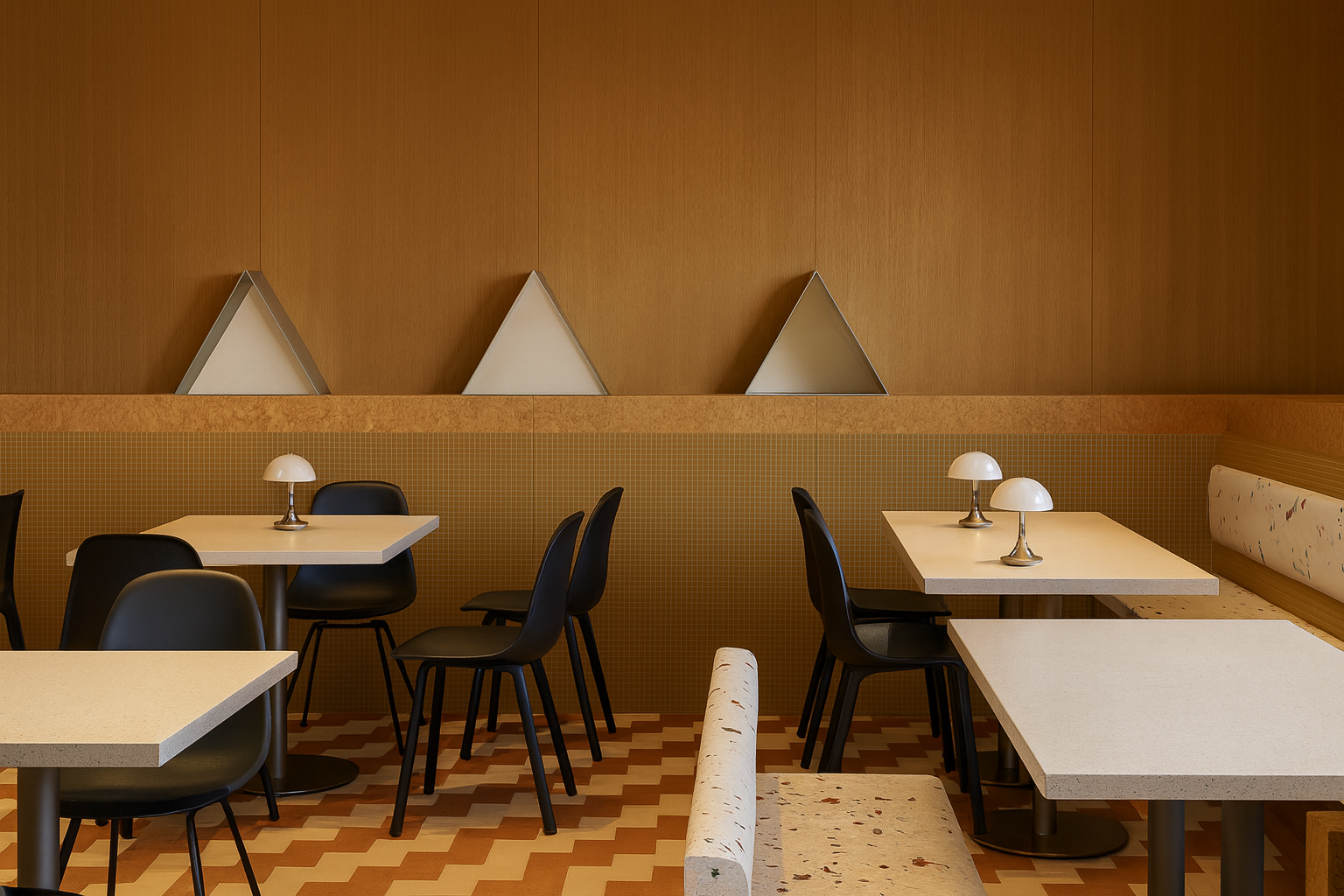 VSHD Design Makes Pizza-Making the Star at Memphis-Inspired Moonslice.