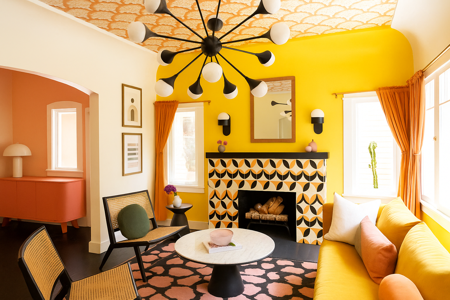 30 Ceiling Wallpaper Ideas That Add Drama to Any Room