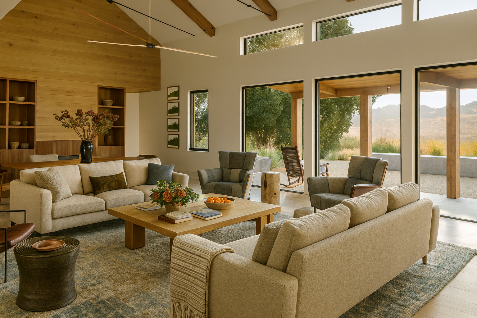 Designing A Modern Family Compound In Carmel, California