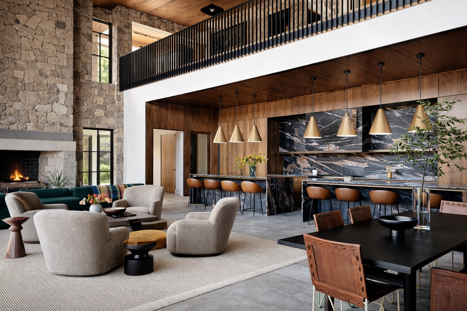 Comfort + Sophistication Meet In This Georgia Mountain Home