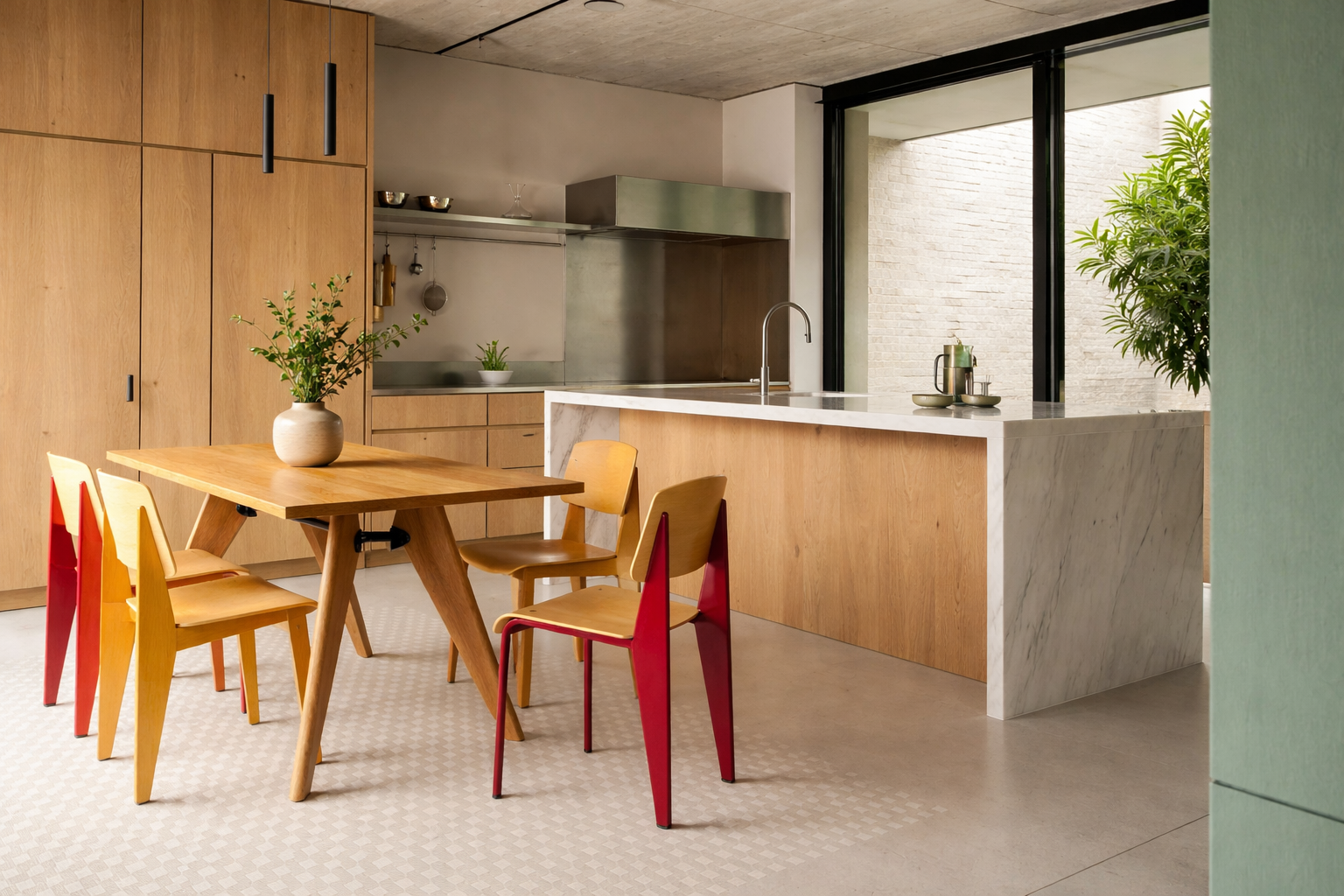 Eight kitchens filled with warm natural wood