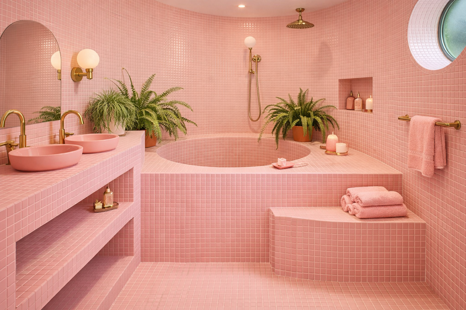 10 pale pink bathrooms that are sweet, not saccharine