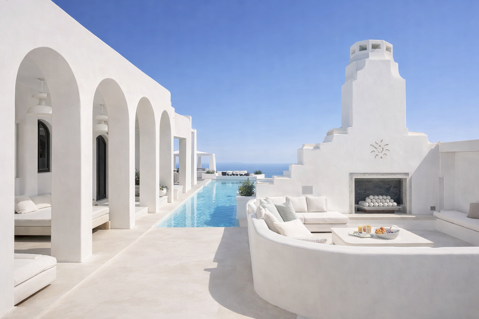 $16.5 Million Gulf Coast Mansion Brings a Slice of Santorini to the Sunshine State