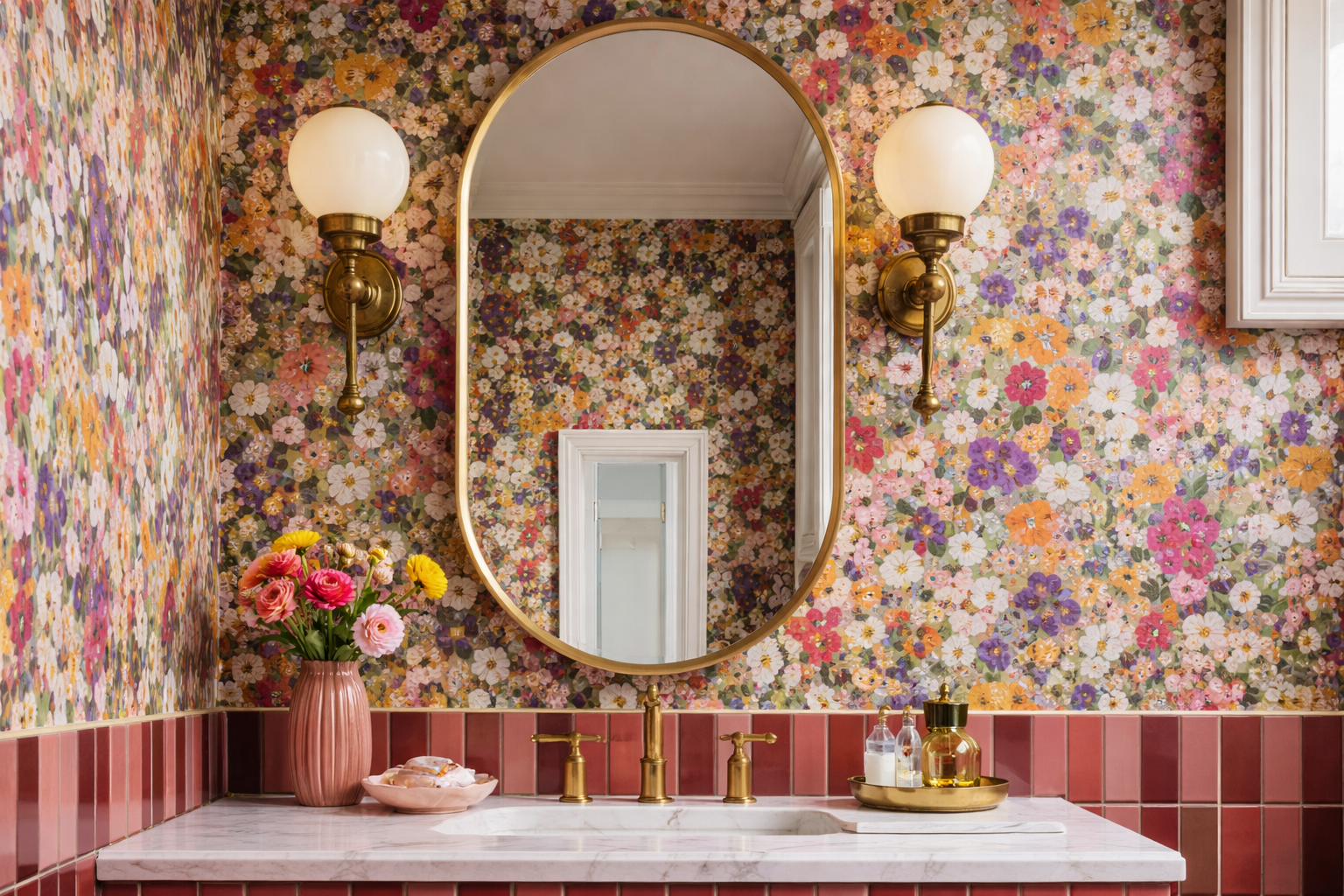 Are bold powder rooms still in style for 2026? Here’s what designers say