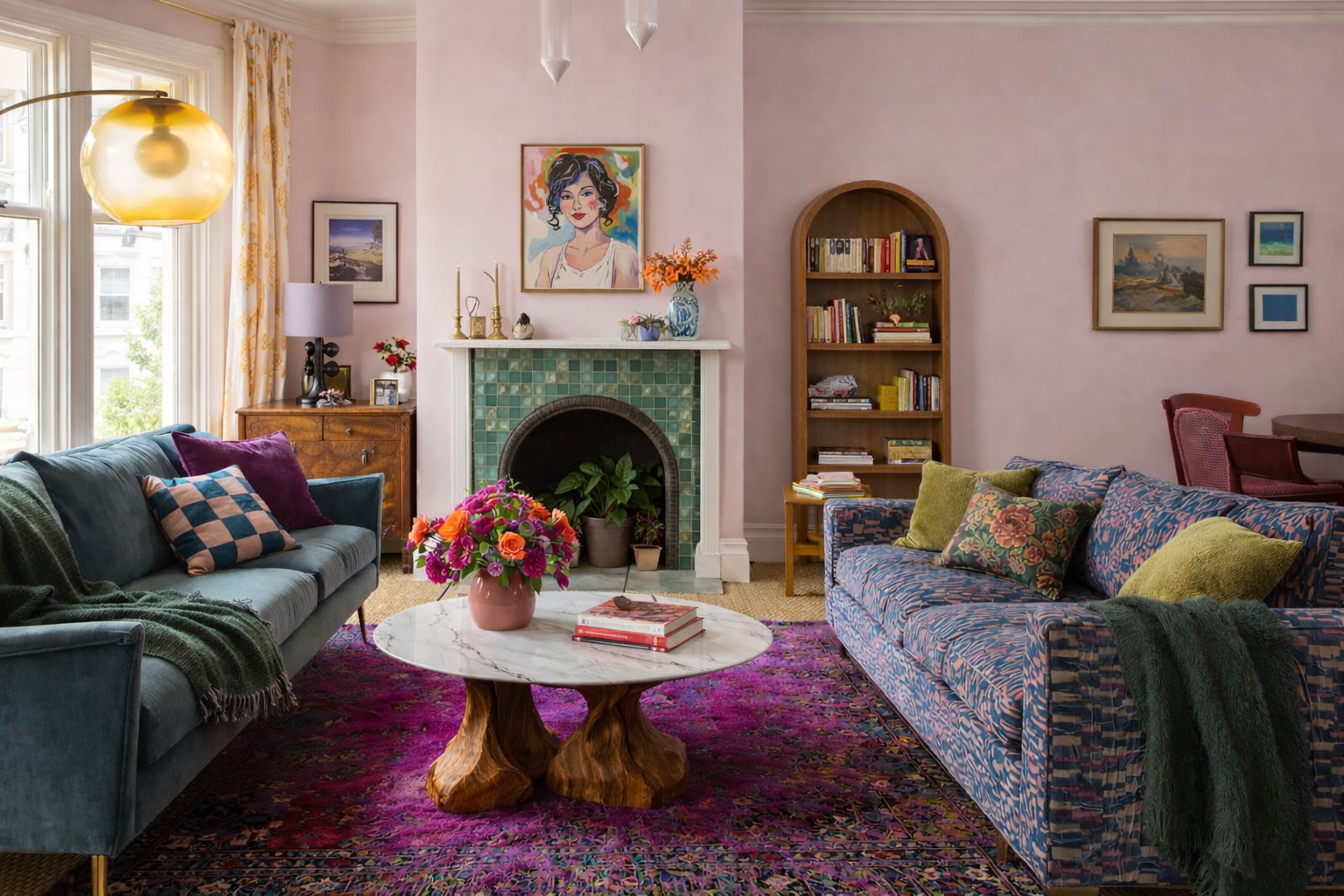 Designer Noz Nozawa Revived a Victorian Home in San Francisco with Nostalgic Jewel Tones