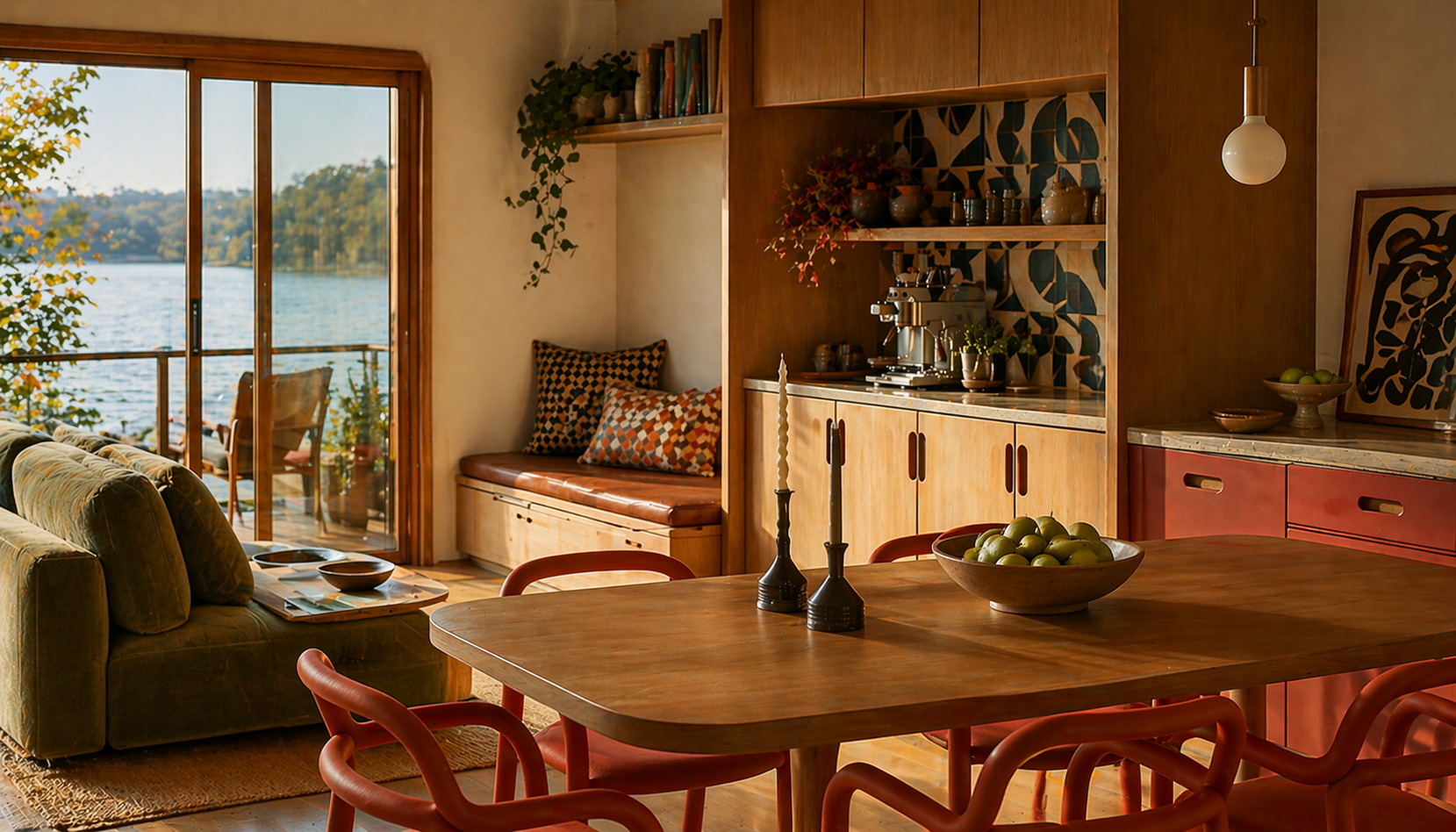 Before & After: A Houseboat Gets the Bauhaus Treatment