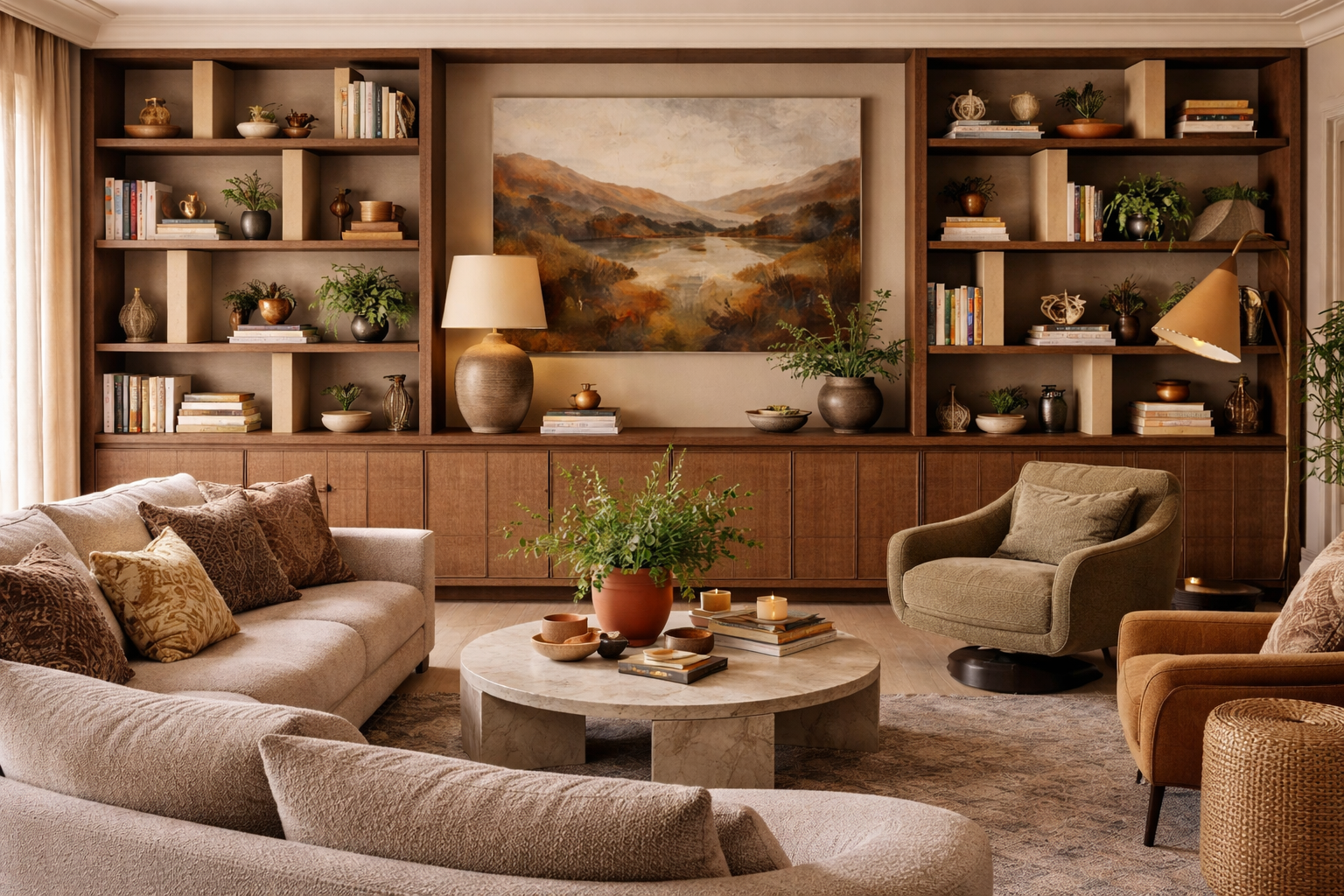 Curves, Color, and Clever Joinery – Inside a Once-Gloomy London Apartment Reworked to Make the Park Views Sing