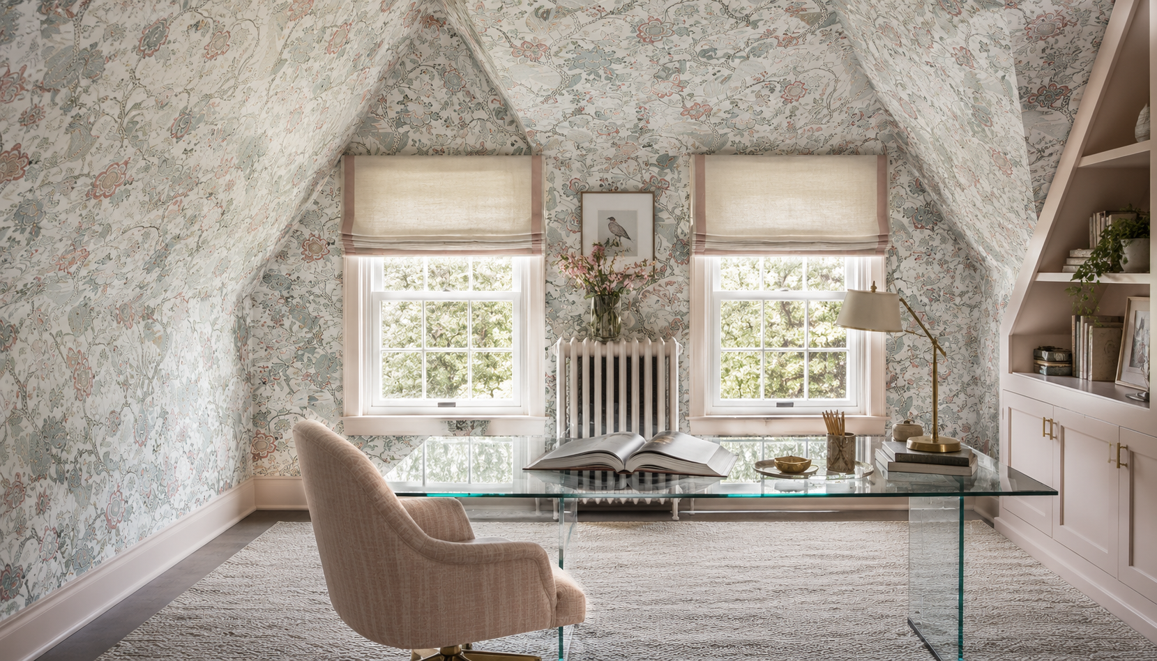 A Designer Took This Tiny 1920s Attic from “Dingy and Dark” to a Fabulous Bonus Room
