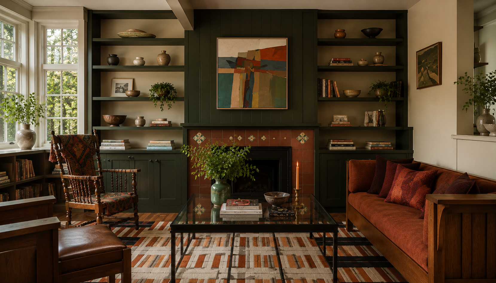 In This Palo Alto Home, the Interiors Are the Backdrop for an Eclectic Art Collection