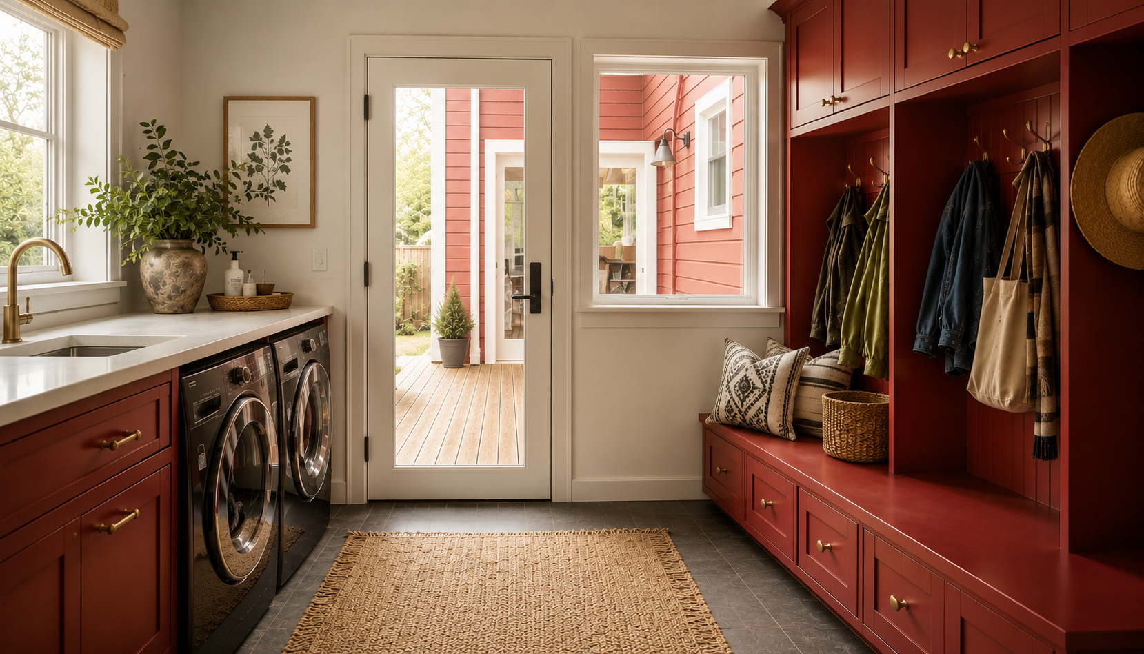 A Rainbow of Mudroom Design Ideas That Make an Entrance