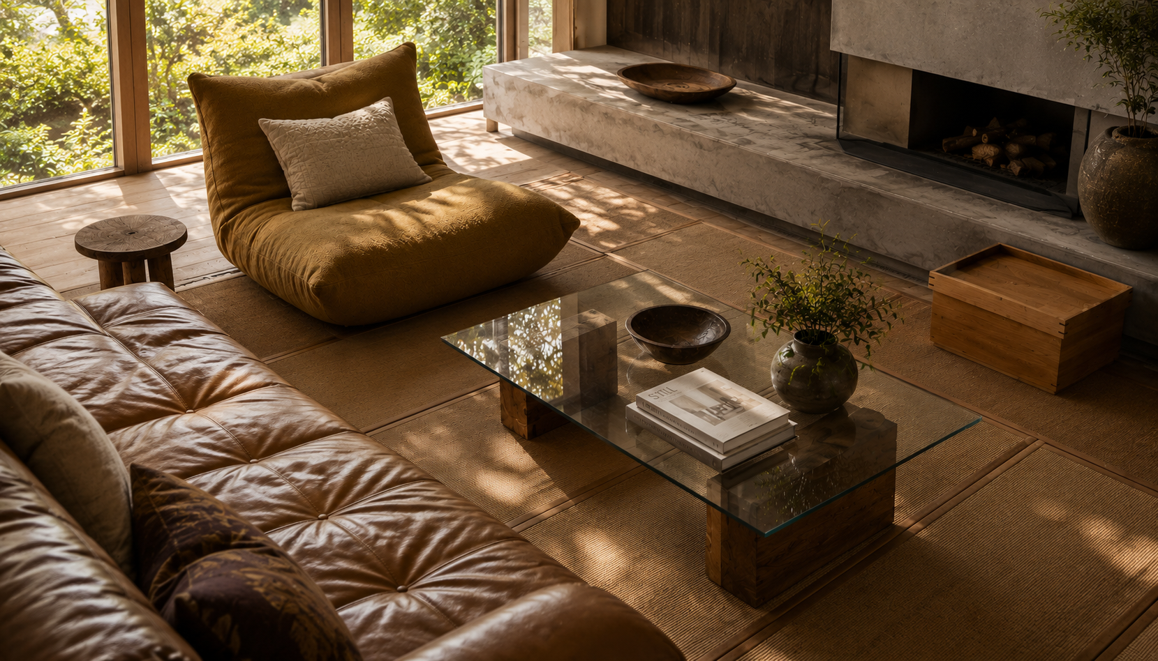 From a Sunken Tatami Lounge to a Glass-Enclosed Stream — This Los Angeles Home Has Cracked the California-Japan Design Code