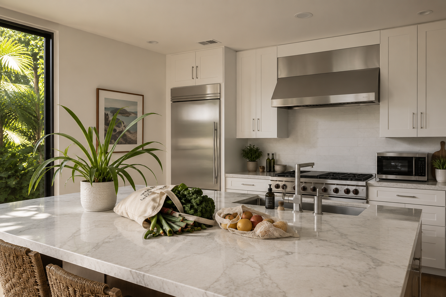 Designers No Longer Love White Marble Countertops—Here’s What to Use Instead